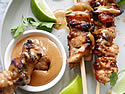 Satay Chicken Skewers Photo of Satay Chicken Skewers